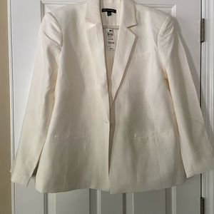 New with tags, INC cream blazer Large